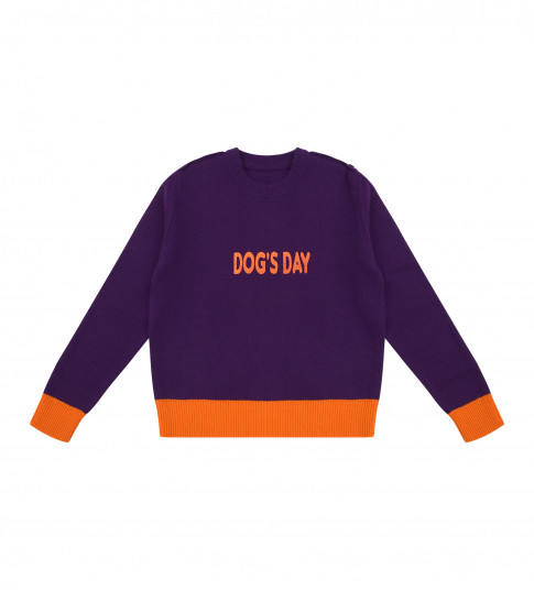Pull PEACE DOG 1 Cachemire Femme