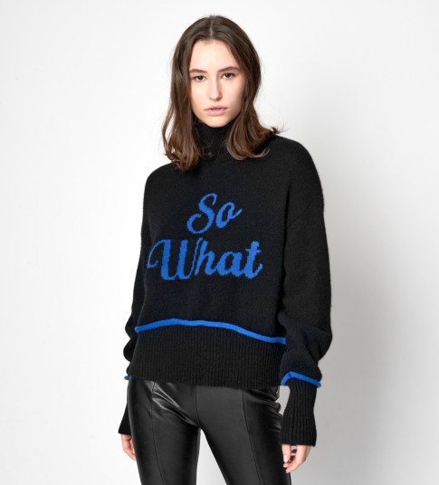 Pull SO WHAT ? Cachemire Femme