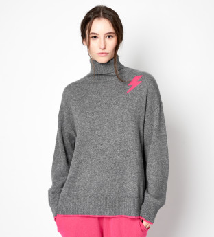  Pull TURTLE ZIGGY Cachemire Femme