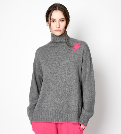  Pull TURTLE ZIGGY Cachemire Femme
