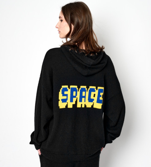 Pull Hoody SPACE 2 Cachemire Femme