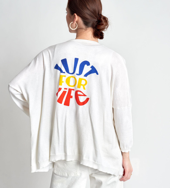 LUST FOR LIFE - GILET LIN COTON FEMME