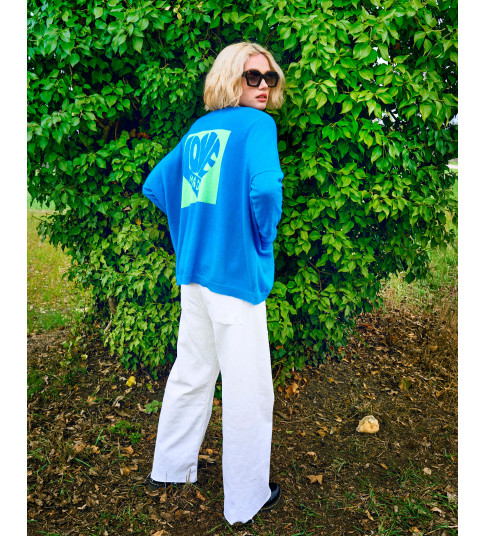 LOVE - Gilet Cachemire Femme