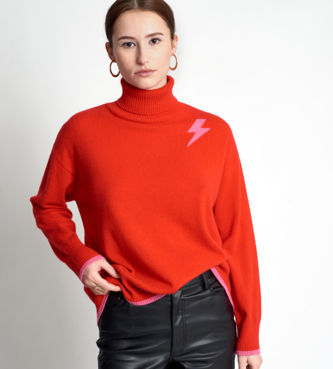 TURTLE ZIGGY - Pull Cachemire Femme