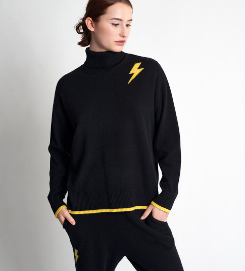 TURTLE ZIGGY - Pull Cachemire Femme