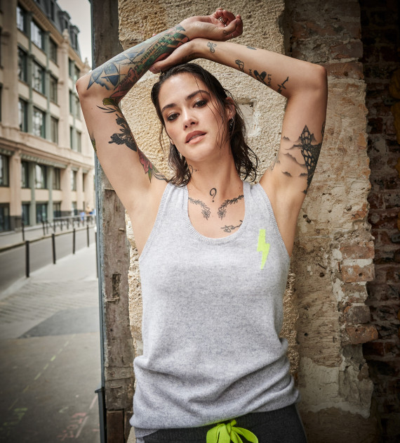 DEBO - DEBARDEUR CACHEMIRE FEMME