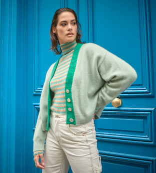 CARMEN - Cardigan Cachemire Femme