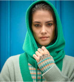 HELEN – Cagoule Cachemire Femme