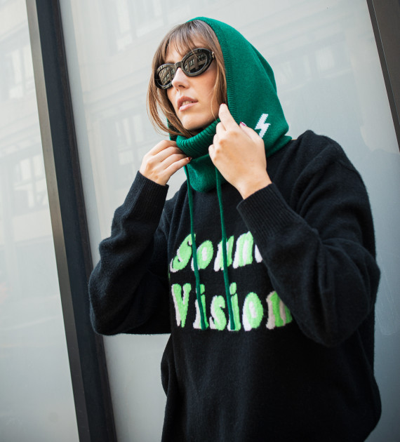 HELEN – Cagoule Cachemire Femme