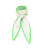 Foulard DYLAN - Blanc / Vert
