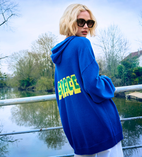 SPACE - Hoody Cachemire Femme ou Homme